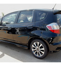 honda fit 2012 black hatchback sport w navi gasoline 4 cylinders front wheel drive shiftable automatic 77025