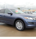 honda crosstour 2012 blue wagon gasoline 4 cylinders front wheel drive 5 speed automatic 77025