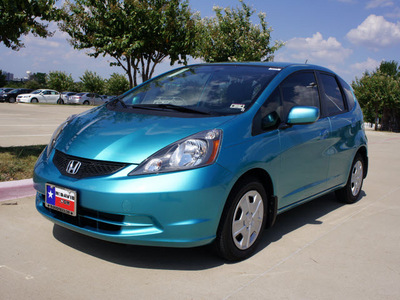 honda fit 2012 blue hatchback gasoline 4 cylinders front wheel drive automatic 75034