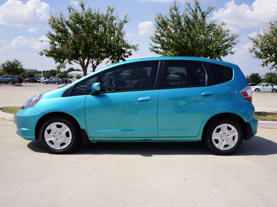 honda fit 2012 blue hatchback gasoline 4 cylinders front wheel drive automatic 75034
