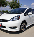 honda fit 2012 white hatchback sport gasoline 4 cylinders front wheel drive automatic 75034