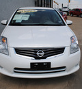 nissan sentra 2012 white sedan 2 0 s gasoline 4 cylinders front wheel drive automatic 75150