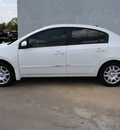 nissan sentra 2012 white sedan 2 0 s gasoline 4 cylinders front wheel drive automatic 75150