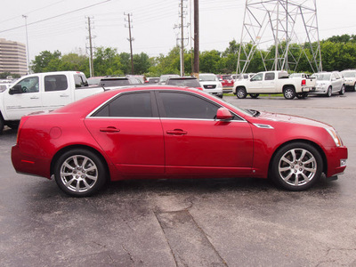 cadillac cts 2008 red sedan 3 6l di gasoline 6 cylinders all whee drive shiftable automatic 77074