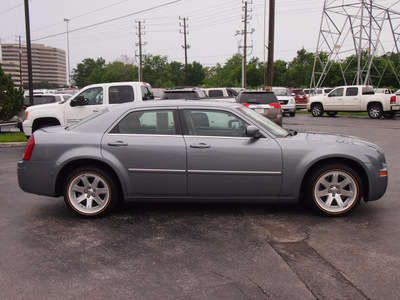 chrysler 300 2007 blue sedan touring gasoline 6 cylinders rear wheel drive shiftable automatic 77074