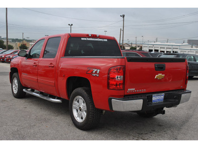 chevrolet silverado 1500 2012 red lt flex fuel 8 cylinders 4 wheel drive automatic 78216