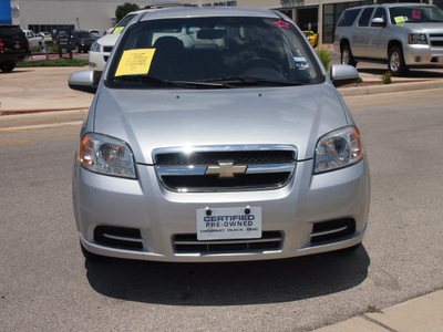 chevrolet aveo 2011 silver sedan lt gasoline 4 cylinders front wheel drive automatic 78224