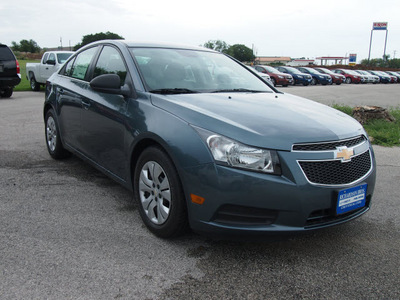 chevrolet cruze 2012 blue sedan ls gasoline 4 cylinders front wheel drive automatic 78114