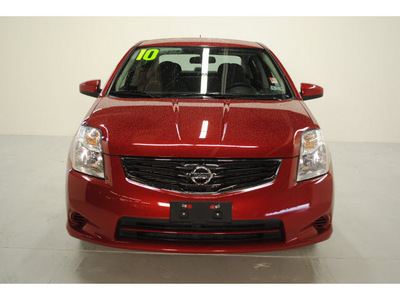 nissan sentra 2010 dk  red sedan gasoline 4 cylinders front wheel drive automatic 77025