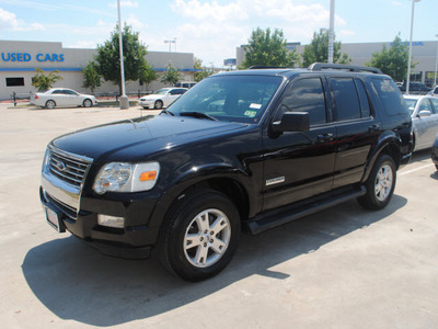 ford explorer 2008 black suv xlt gasoline 6 cylinders 2 wheel drive automatic 75034