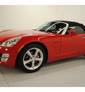 saturn sky 2009 red gasoline 4 cylinders rear wheel drive automatic 77025