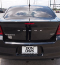 dodge avenger 2012 black sedan sxt gasoline 4 cylinders front wheel drive automatic 76011