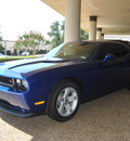dodge challenger 2012 blue coupe r t gasoline 8 cylinders rear wheel drive automatic 76011