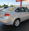 ford focus 2008 silver sedan ses gasoline 4 cylinders front wheel drive automatic 75067