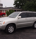toyota highlander 2003 silver suv limited gasoline 6 cylinders front wheel drive automatic 77074