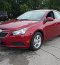 chevrolet cruze 2012 red sedan lt gasoline 4 cylinders front wheel drive automatic 78114