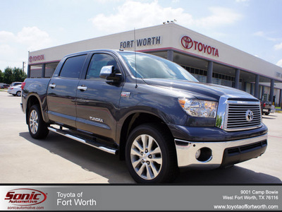 toyota tundra 2012 gray platinum gasoline 8 cylinders 2 wheel drive automatic 76116