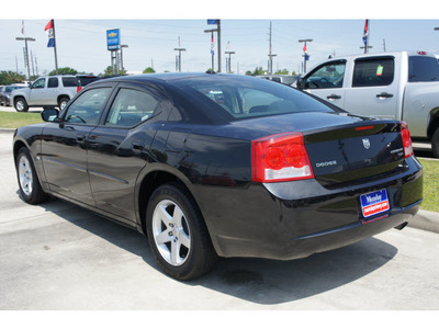 dodge charger 2010 black sedan sxt gasoline 6 cylinders rear wheel drive 4 speed automatic 77090