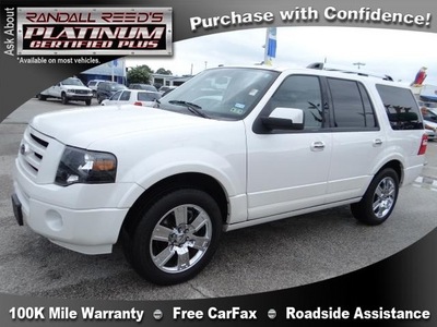 ford expedition 2010 white suv limited flex fuel 8 cylinders 2 wheel drive 6 speed automatic 77388