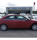 lincoln mkz 2009 red sedan gasoline 6 cylinders front wheel drive automatic 77338