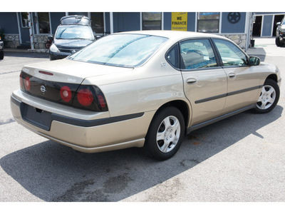 chevrolet impala 2004 tan sedan gasoline 6 cylinders front wheel drive automatic 78654
