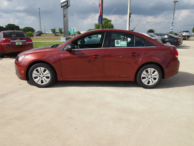 chevrolet cruze 2012 brown sedan ls gasoline 4 cylinders front wheel drive automatic 78155