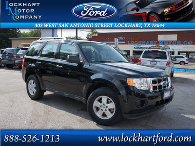 ford escape 2012 black suv xls gasoline 4 cylinders front wheel drive automatic 78644