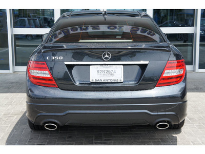 mercedes benz c class 2012 black coupe c350 gasoline 6 cylinders rear wheel drive automatic 78216