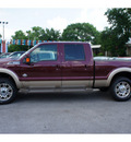 ford f 250 super duty 2012 dk  red lariat biodiesel 8 cylinders 4 wheel drive automatic 78644