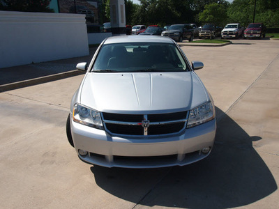 dodge avenger 2010 silver sedan r t gasoline 4 cylinders front wheel drive automatic 76051