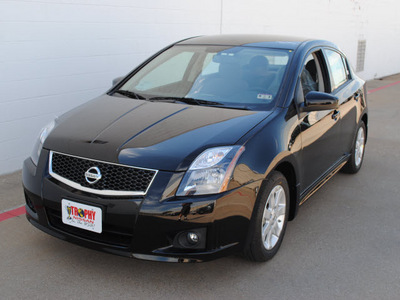 nissan sentra 2012 black sedan 2 0 sr gasoline 4 cylinders front wheel drive automatic 75150