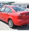 ford focus 2007 red sedan zx4 se gasoline 4 cylinders front wheel drive automatic 78654