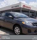 toyota corolla 2012 gray sedan l gasoline 4 cylinders front wheel drive automatic 76116