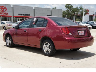 saturn ion 2005 red sedan 1 gasoline 4 cylinders front wheel drive 5 speed manual 78232