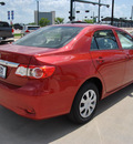 toyota corolla 2012 red sedan l gasoline 4 cylinders front wheel drive automatic 76011