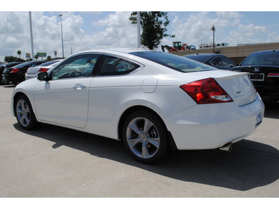 honda accord 2012 white coupe ex l v6 gasoline 6 cylinders front wheel drive automatic 77025