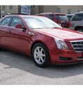 cadillac cts 2009 red sedan 3 6l v6 6 cylinders automatic 77002