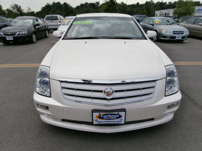 cadillac sts 2006 white sedan v6 gasoline 6 cylinders automatic 13502