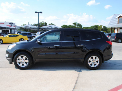 chevrolet traverse 2009 black suv lt gasoline 6 cylinders front wheel drive automatic 76087