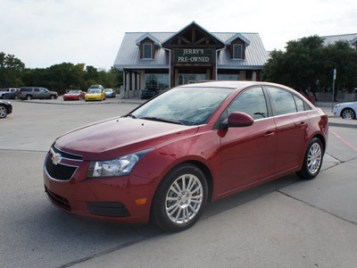 chevrolet cruze 2012 red sedan eco gasoline 4 cylinders front wheel drive automatic 76087