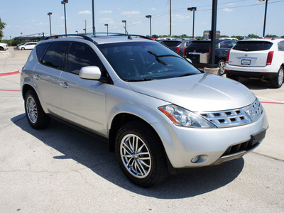 nissan murano 2004 silver suv sl gasoline 6 cylinders all whee drive automatic 76087