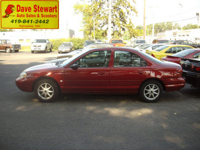 ford contour 1998 red sedan gasoline 4 cylinders front wheel drive automatic 43560