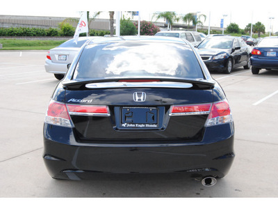 honda accord 2011 black sedan lx gasoline 4 cylinders front wheel drive automatic 77065