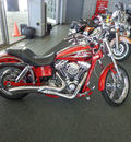 harley davidson fxdse2 2008 red dyna screamin eag 2 cylinders 5 speed 45342