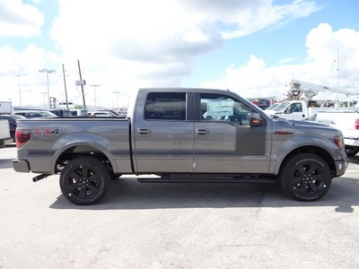 ford f 150 2012 gray fx4 gasoline 6 cylinders 4 wheel drive shiftable automatic 77388