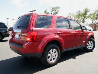 mazda tribute 2008 dk  red suv i sport gasoline 4 cylinders all whee drive automatic 80911