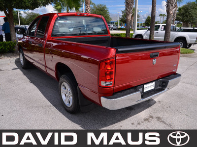 dodge ram 1500 2006 red pickup truck slt gasoline 8 cylinders rear wheel drive automatic 32771