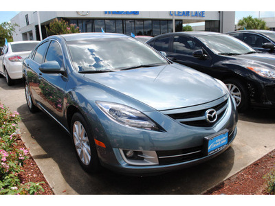 mazda mazda6i 2012 blue sedan gasoline 4 cylinders front wheel drive automatic with overdrive 77598
