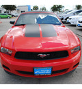 ford mustang 2011 red gasoline 6 cylinders rear wheel drive automatic with overdrive 77598
