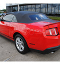ford mustang 2011 red gasoline 6 cylinders rear wheel drive automatic with overdrive 77598